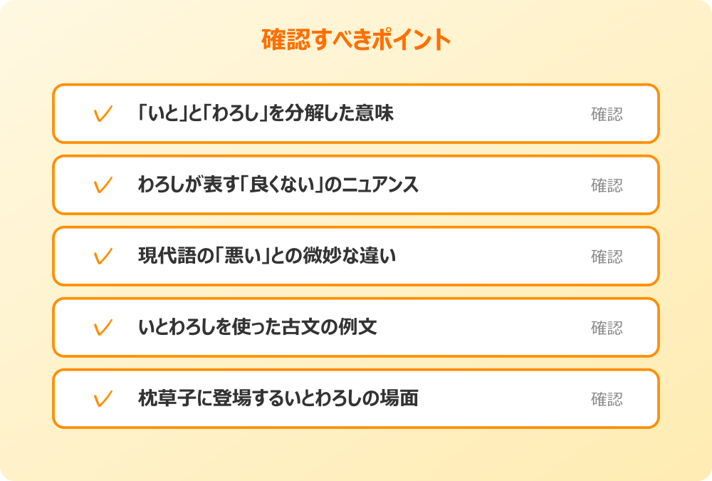 枕草子に登場するいとわろしの場面