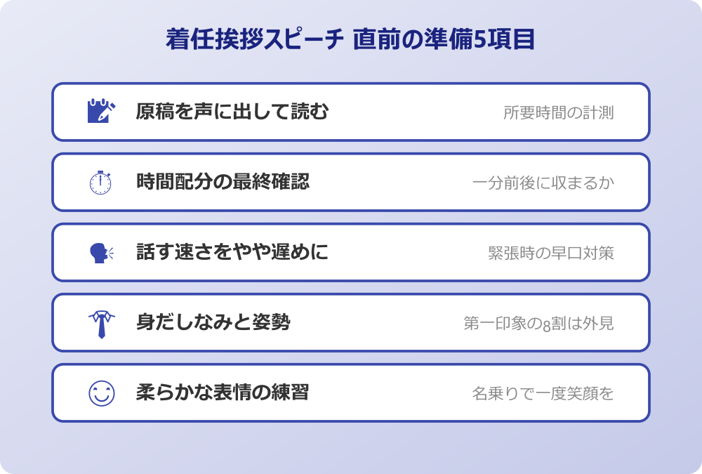 着任挨拶のスピーチ例文をシーン別に紹介