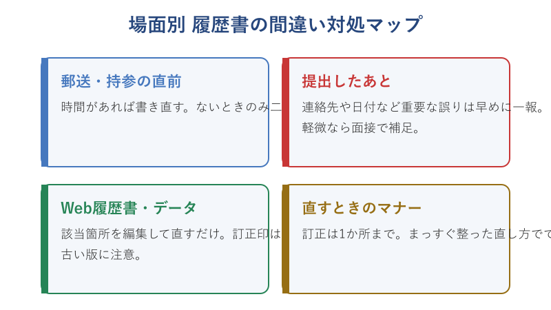 場面別の間違い対処マップ
